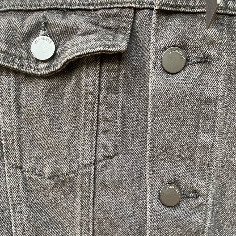 NW Blank NYC choral gray Denim Jacket Sz S - Picture 5 of 12